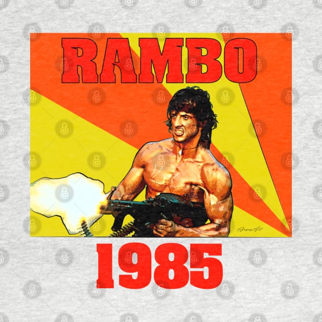 Rambo 1985 by PjesusArt